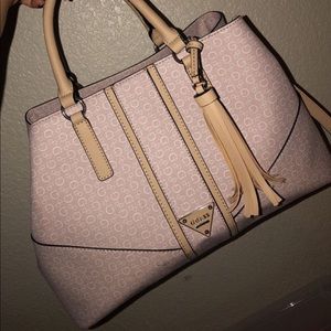 Pink & Tan Guess Purse